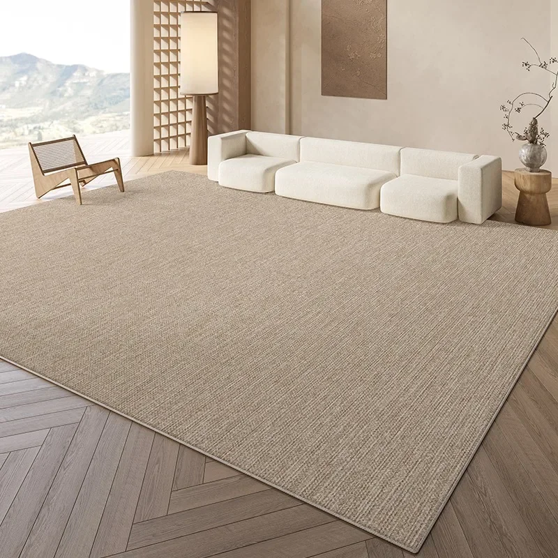 Groot tapijt voor woonkamer Licht Luxe Eenvoud Slaapkamer Kamer Nachtkastje Tapijt Home Decor Beige Bank Salontafel Vloermat Tapis