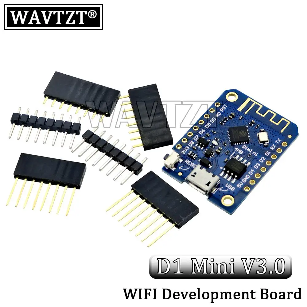 ESP8266 ESP-12 ESP-12F CH340G CH340 V2 USB WeMos D1 Mini PRO V3.0.0 WIFI Development Board NodeMCU Lua IOT Board 3.3V With Pins