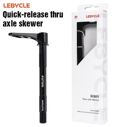 LEBYCLE MTB Bicycle Quick Release Thru Axle Road Bike Screw Shaft DT Structure Skewers 12mm Wheel Axis Hub Rear M12 M15 x 148MM