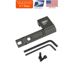 Tactical Night Scout Light Offset Mount for Surefir M300 M600 M300V Tactical Scout Flashlight Mounted on Picatinny Rail
