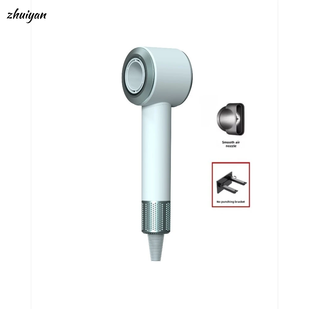 2026 New Anion Wall Mounted Hair Dryer 5 in 1 Bladeless Lightweight Temperature Control for Smooth Styling