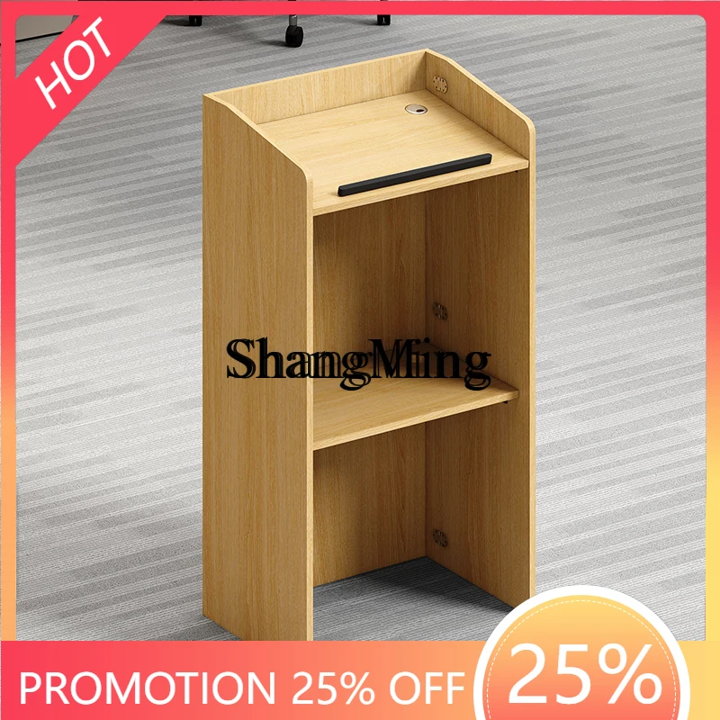 FG good-lookingFolding podium Conference room Lecture hall Lecture podium Speaker desk Welcome reception desk Chair podium table