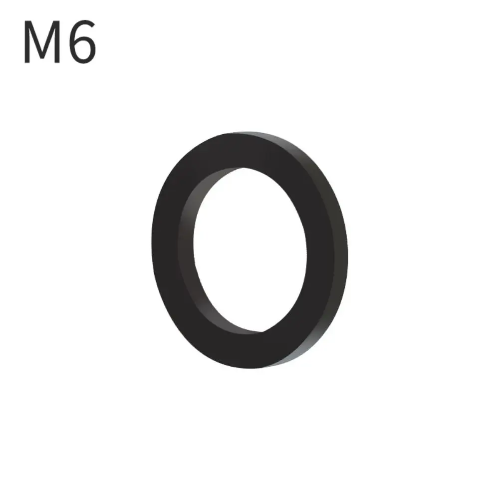 M5/M6 Bike Brake Flat Washer Anodizing Process Titanium Alloy Bike Bolts Gasket 5mm 6mm Durable Bicycle Spacer Pads Road Bike