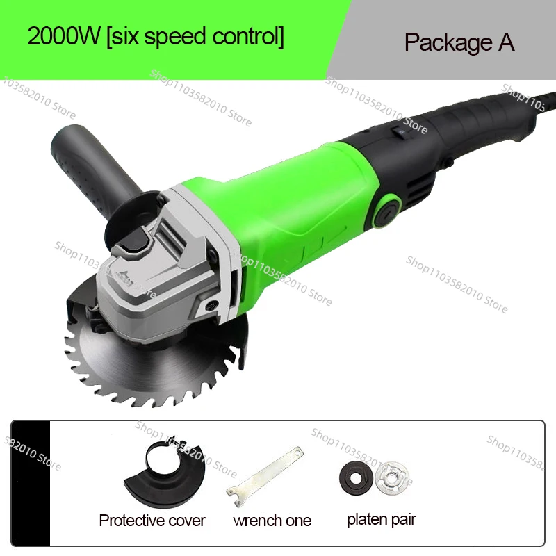 Speed regulation/Constant Speed Angle Grinder for Grinding Cutting Metal Electric 1100RPM For High Speed Material Removal 2000W