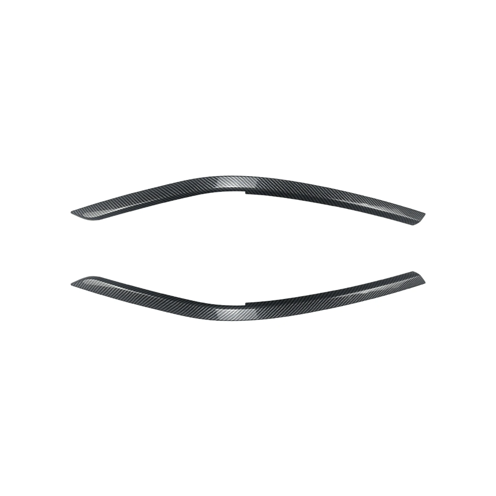 Exterior Headlight Eyebrow Eyelid Cover Trim For Volkswagen VW Tiguan MK2.5 2020-2024