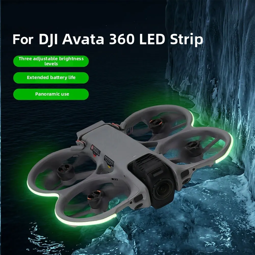 For DJI AVATA 360 LED Light Strip  Adjustable Colorful Luminous Light Strip For Night Flight Marker Lamp Drones Accessories