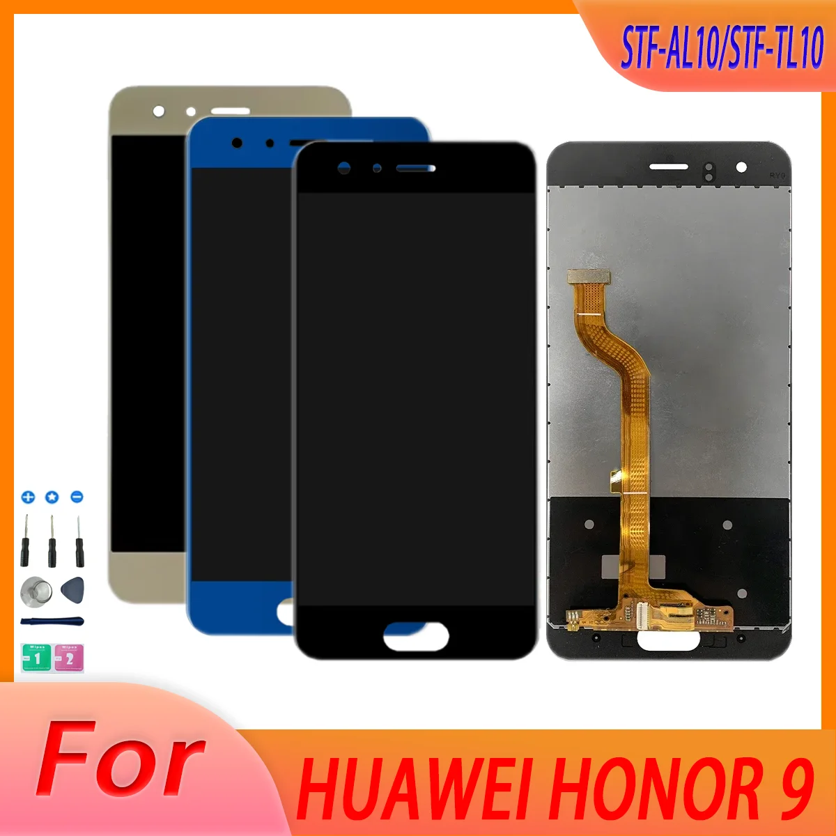 

5,15 ''для HUAWEI Honor 9, сенсорный экран для Honor 9, ЖК-дисплей, дигитайзер сенсорного экрана в сборе, замена