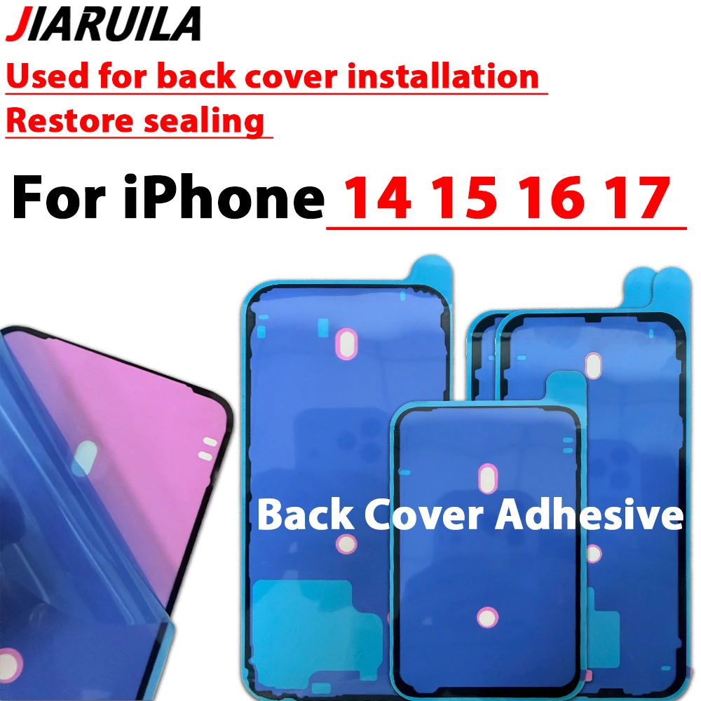 10pcs Waterproof Sticker for iPhone 16 Plus 15 17 Pro Max Battery Adhesive Back Seal LCD Display Screen Frame Tape Glue Parts