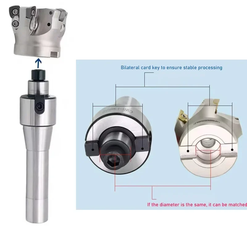 MT2 MT3 MT4 FMB22 FMB27 FMB32 FMB40 Morse FMB tool holder Face Milling Machine Tool Holder Cnc Hanger BAP 300R 400R 50mm 63mm