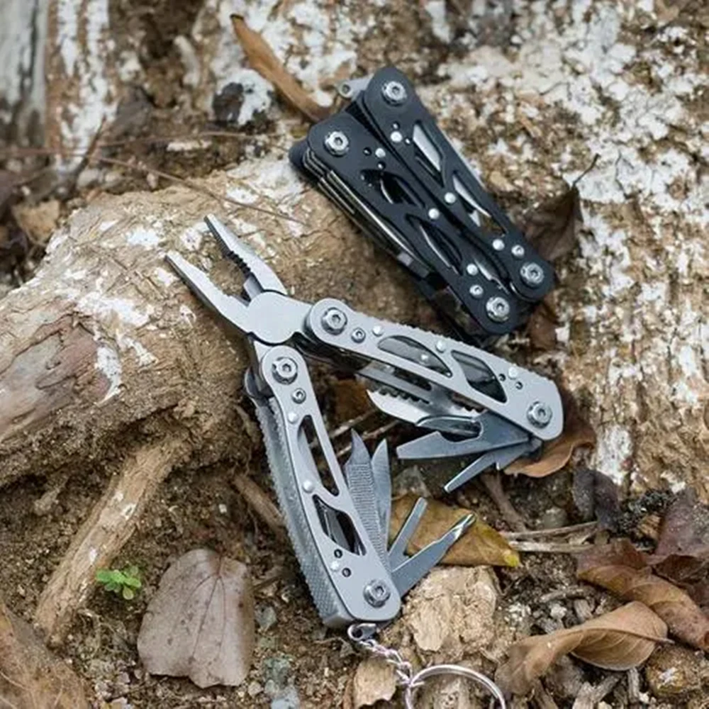 Multifunction Stainless Steel Multi-tool Mini Portable Pocket Folding Knife Pliers Multifunctional outdoor camping tools