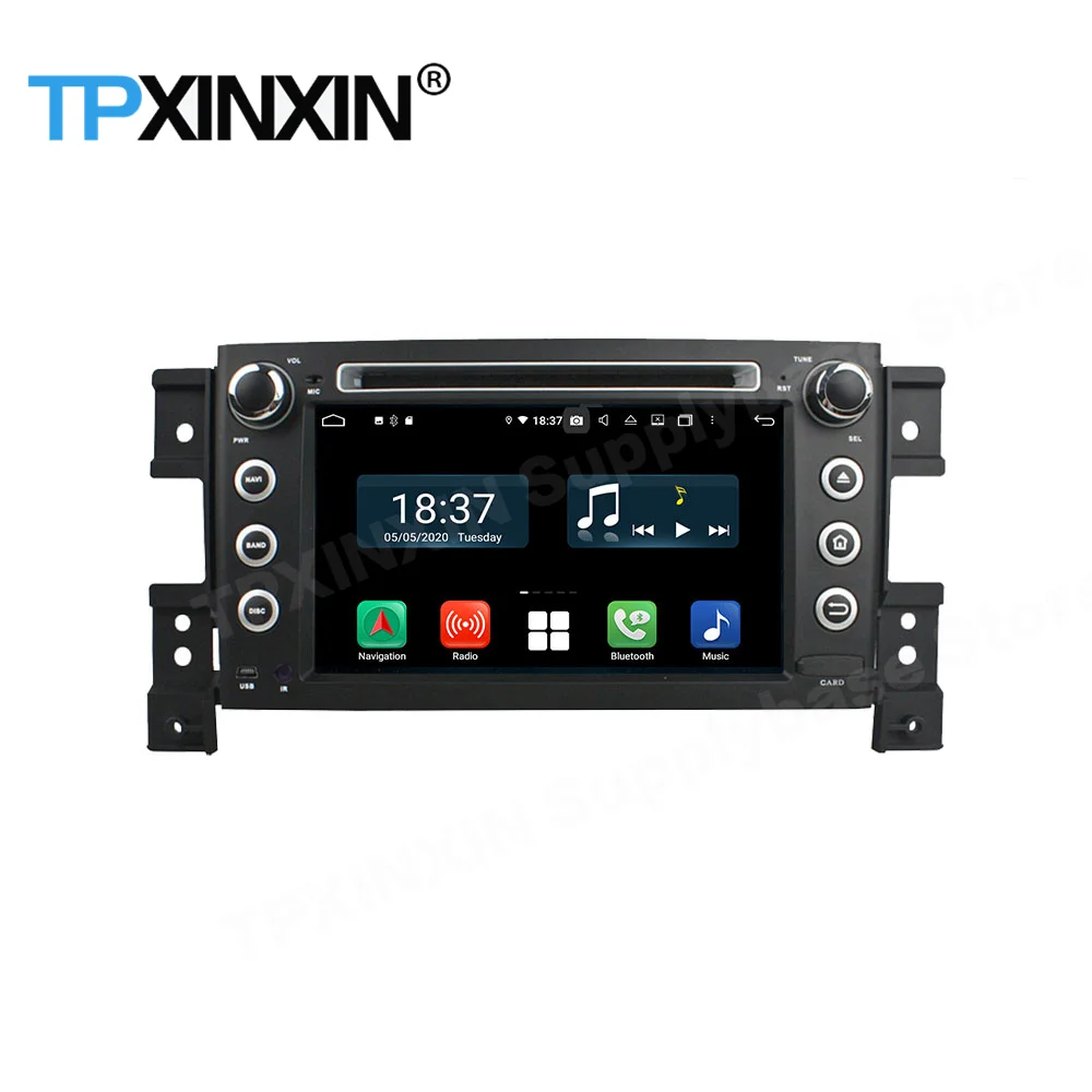 Car Radio With Bluetooth For Suzuki Grand Vitara 2005-2008 2009 2010 2011 2012 2013 Navi Automotive Multimedia Stereo Receiver