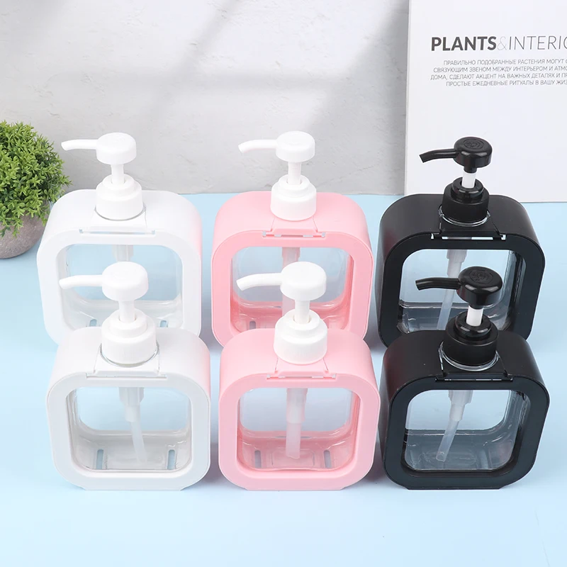 Soap Dispenser Liquid Lotion Hand Pump Soap Dispenser Refillable Shampoo Bottle Plastic Hand Soap Dispenser Bathroom 300ml/500ml