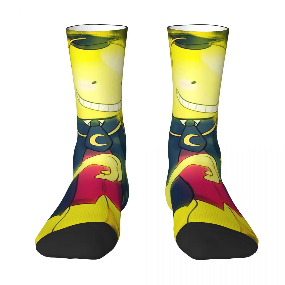 Assassination Classroom Octopus Koro Sensei Socks Harajuku Sweat Absorbing Stockings All Season Long Socks Accessories Man Woman