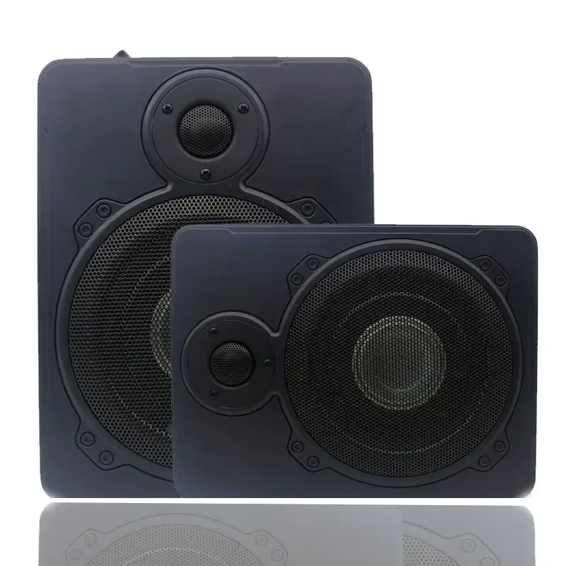 

Хороший 8-дюймовый/10-дюймовый автомобильный аудиоультратонкий активный Bluetooth-сабвуфер с усилителем мощности, бас из алюминиевого сплава, с установкой