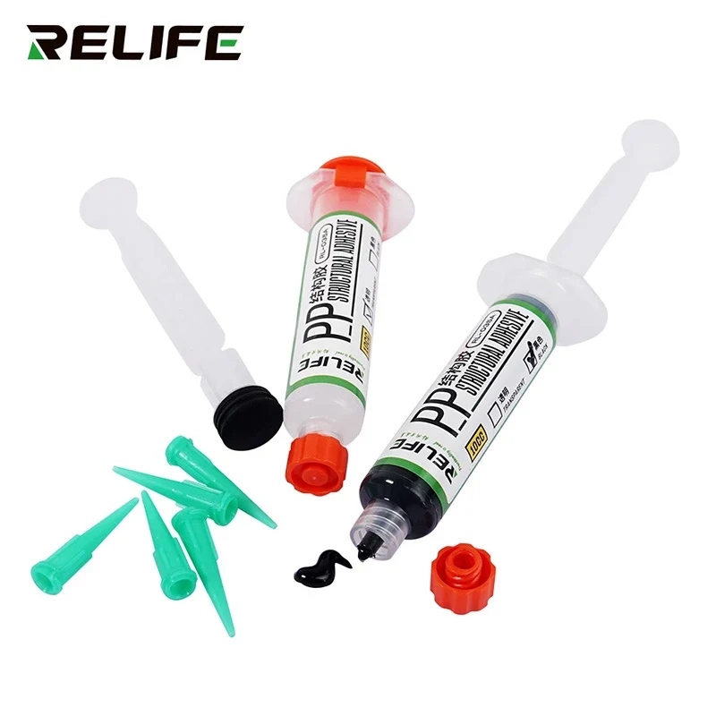 

RELIFE RL-035A PP Structural Adhesive Black /Transparent Bonding Glue For iPhone/Samsung Middle Frame Back Cover Repair Tools