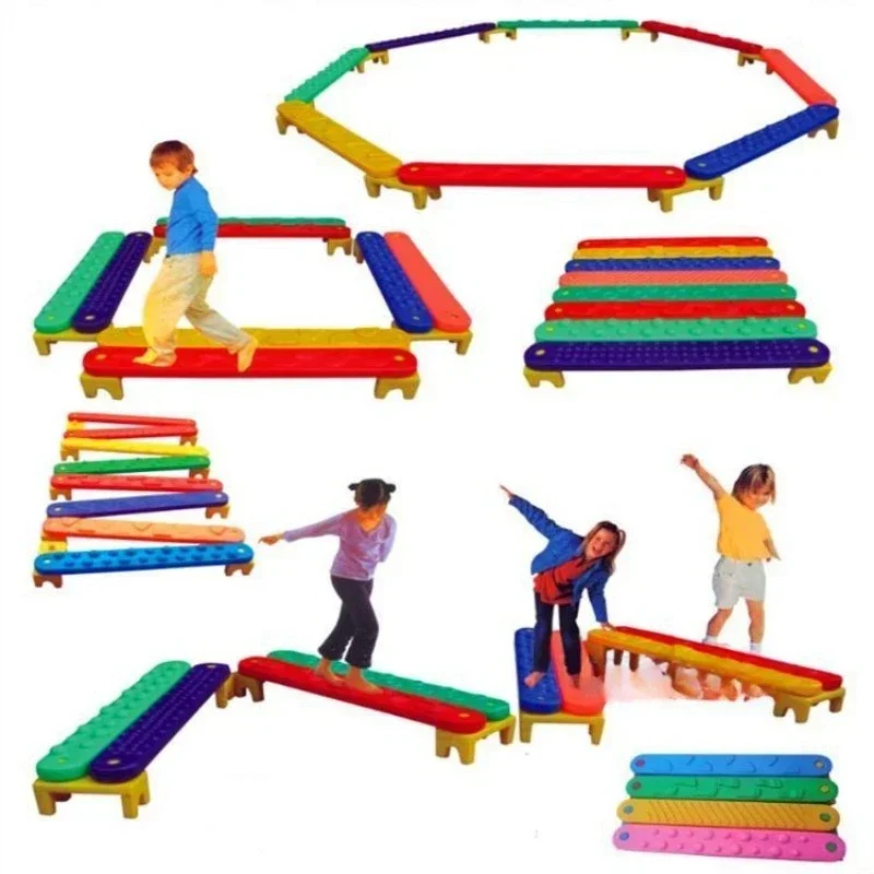 Kindergarten sensory integration training equipment single-plank bridge