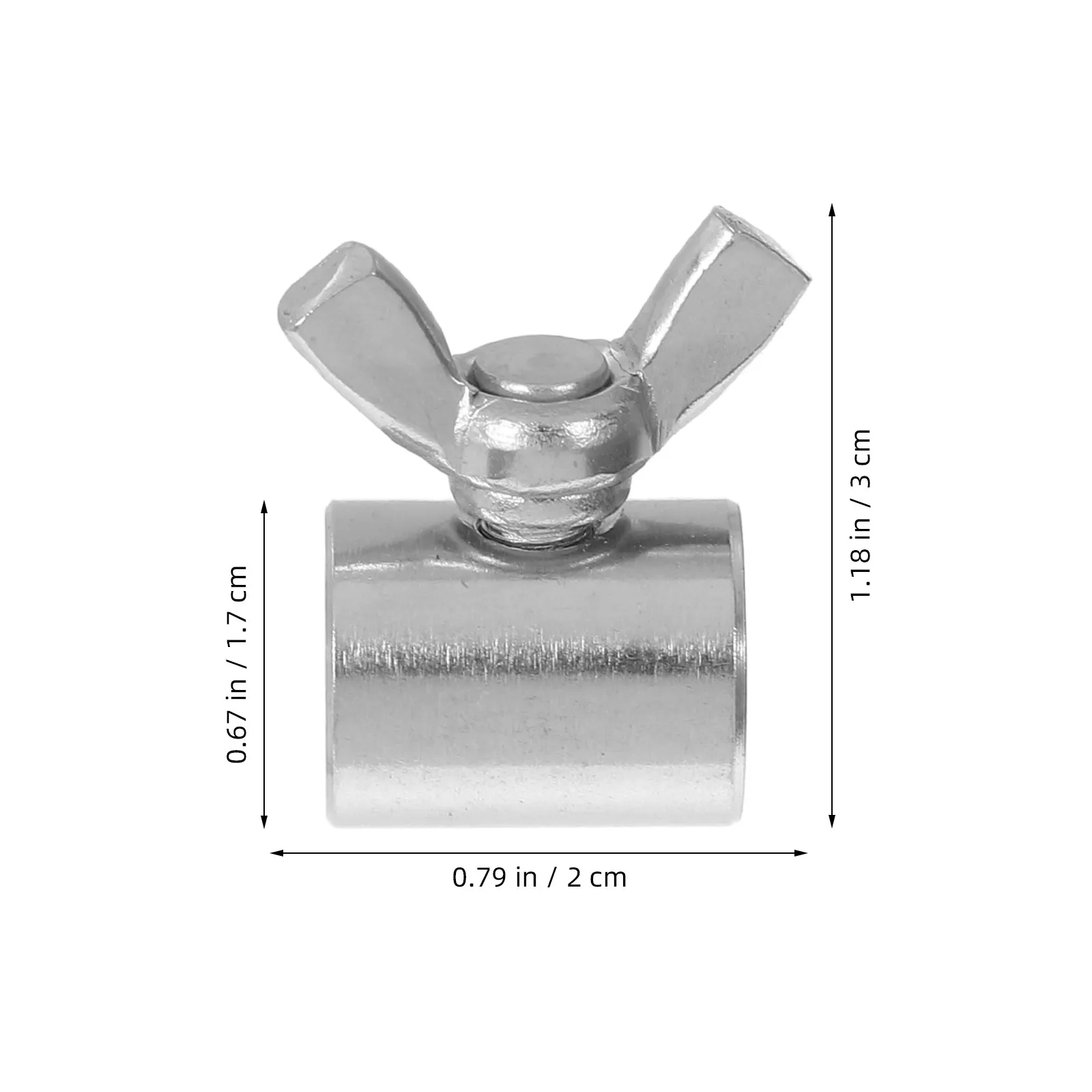 10Pcs Stainless Steel Wire Rope Clamps Heavy Duty Anti-Slip Cable Clamp with Hand-Tightening Mechanism for Marine Construction
