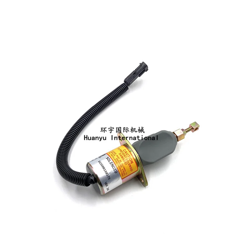 For Liugong loader 855N flameout solenoid valve flameout switch oil cut-off valve assembly 61200180175 accessory