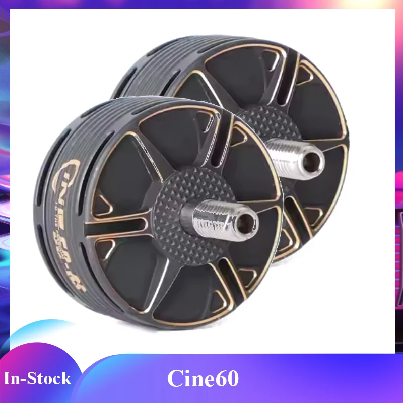 

Дронный двигатель T-Motor CINE60 — бесщеточный двигатель 6S 1600KV для кинематографии FPV