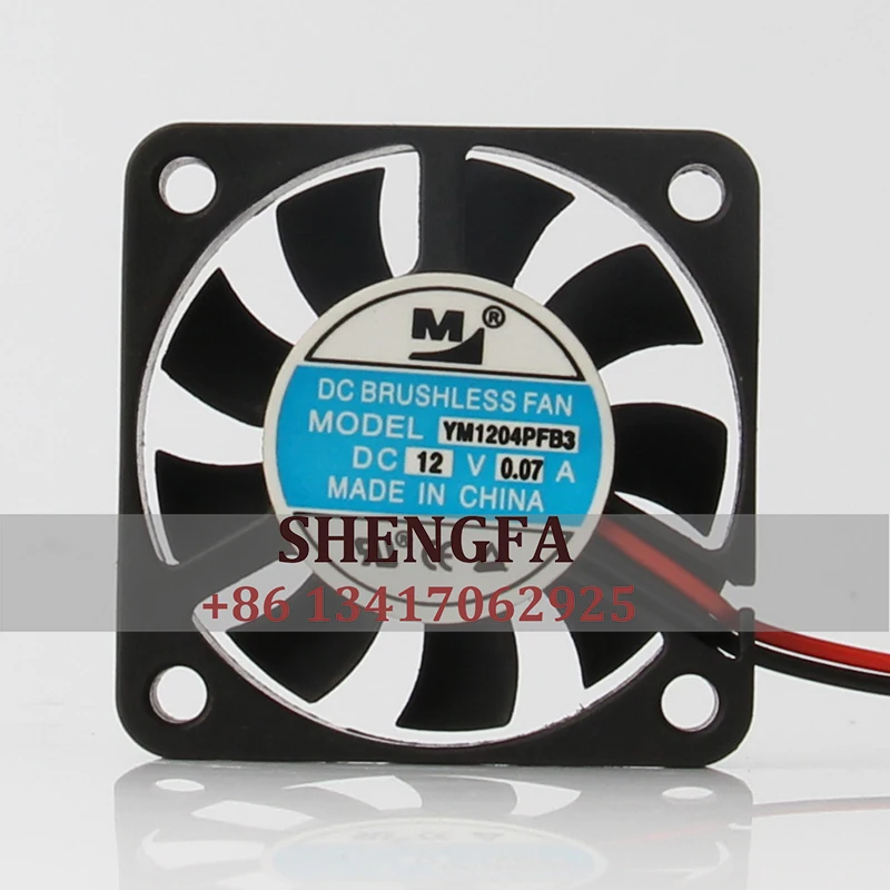 Yimeng YM1204PFB3 Case Fan 40X40X10MM 12V 0.07A 4010 4CM YM1204PFB3 Super silent double ball large air volume cooling fan