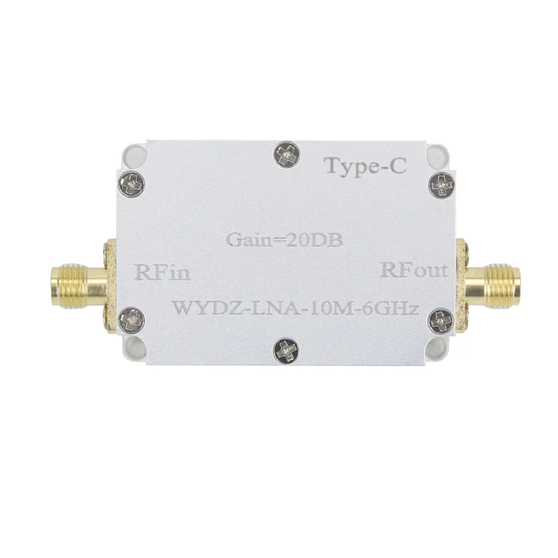 

10M-6GHz Low Noise Amplifier Gain 20DB High Flatness LNA RF Signal Driving Receiver Front End