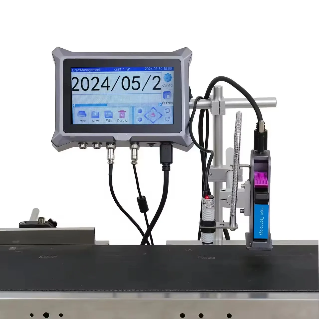 Continuous Automatic Online Inkjet Printer Manufacturer for Expiry Date Batch Code Cheap TIJ Ink Jet Online Printer