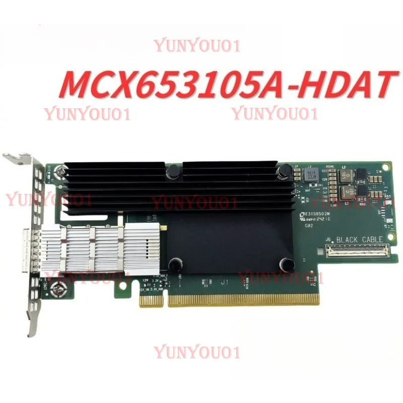MCX653105A-HDAT ConnectX-6 200GB Single Port VPI Network Interface Card QSFP56