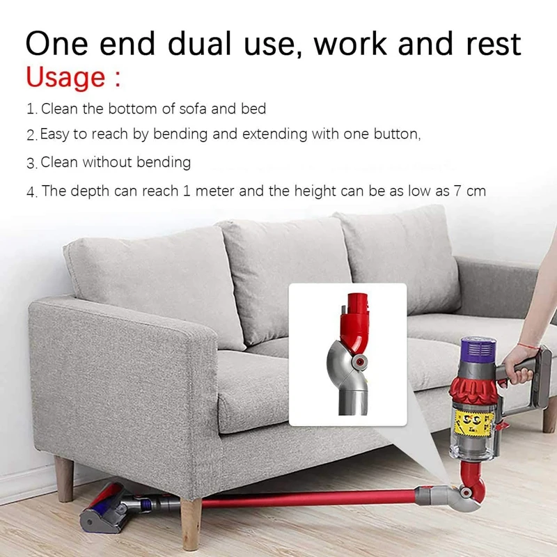 Oberer Adapter für Dyson v7 v8 v10 v11 Staubsauger Schnell verschluss oben Adapter Werkzeug unterer Adapter 74434-01 Zubehör