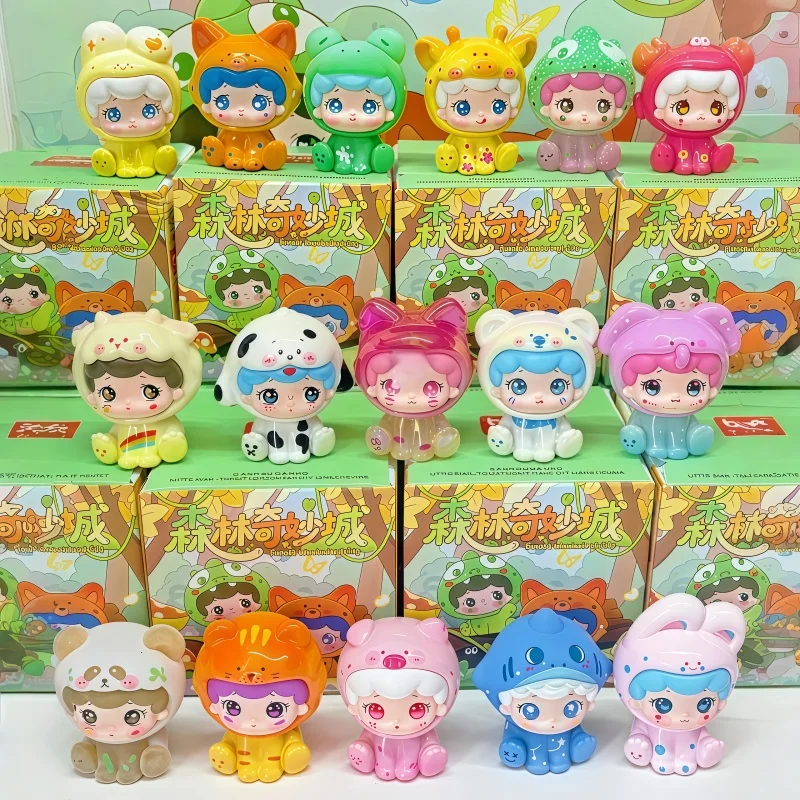 

Мини-слепая коробка, модная поп-музыка в горошек, лесная страна чудес, красочная милая коллекционная игрушка для девочек, подарок на день рождения, прозрачное зерно