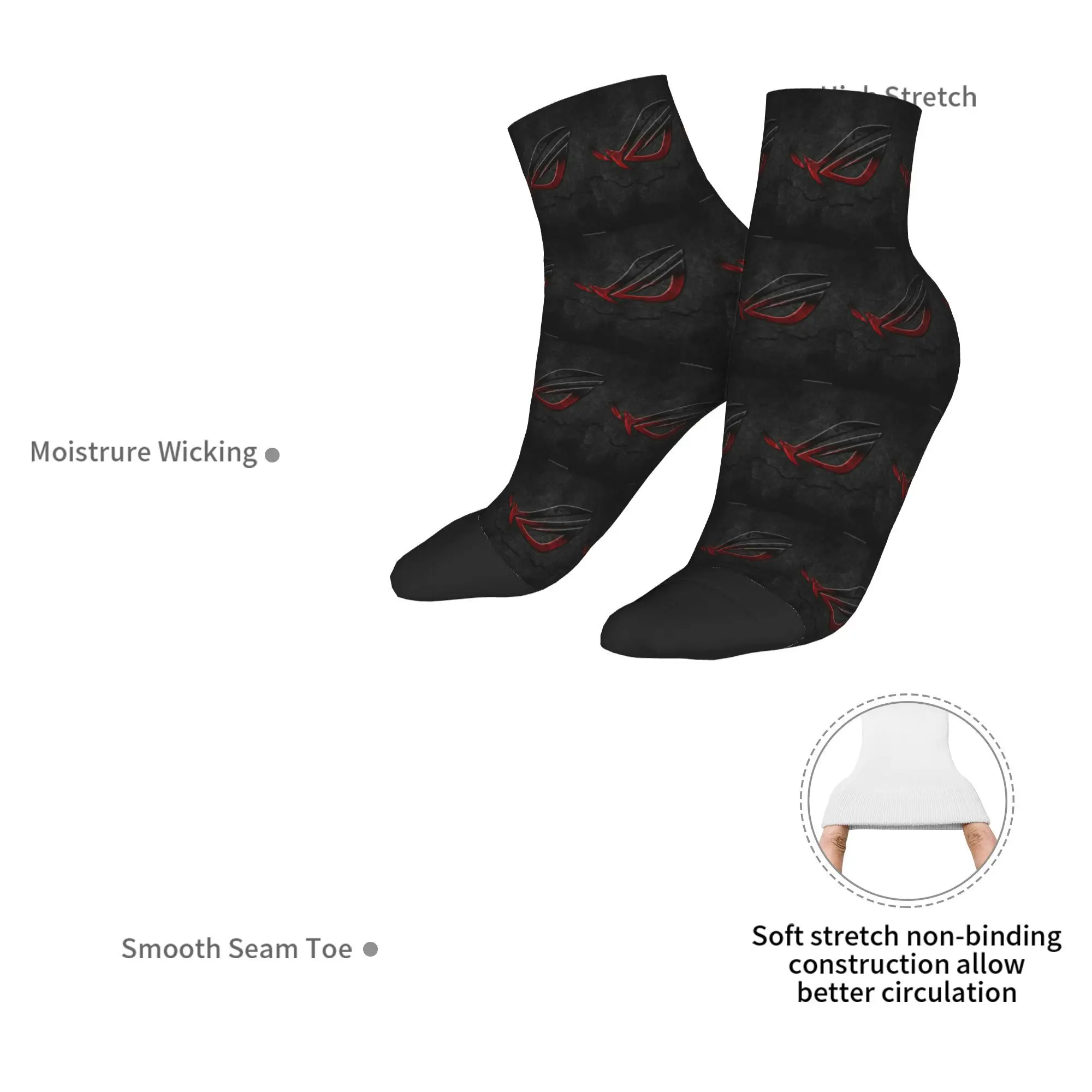 Calzini Asus Rog Harajuku Calze di alta qualità Calzini per tutte le stagioni Accessori per regali unisex