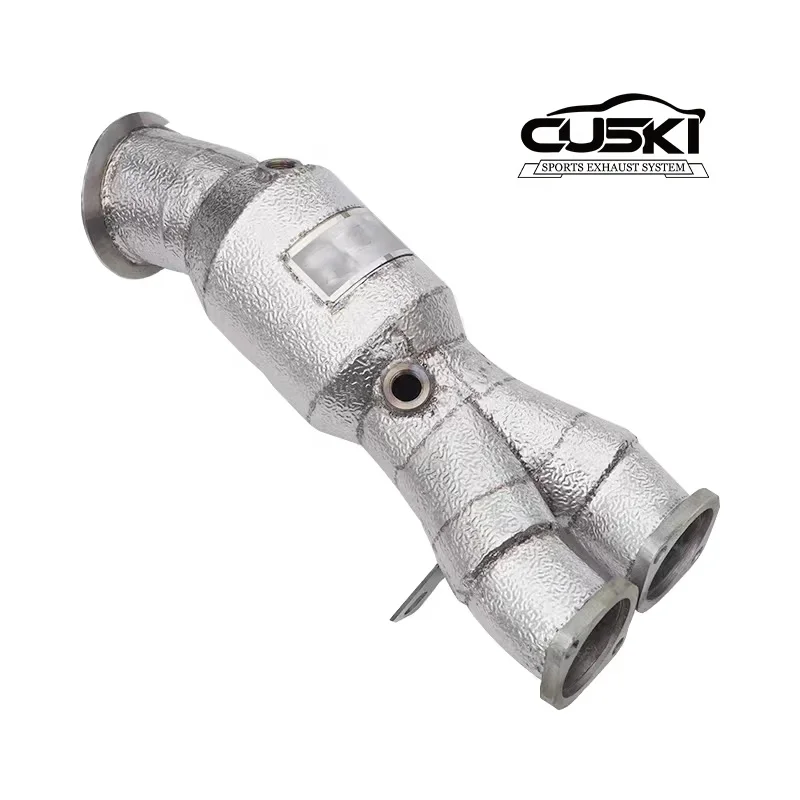 High Performance Exhaust Downpipe For E92 N55 320 325 330 335 stainless steel Downpipe without Exhaust system