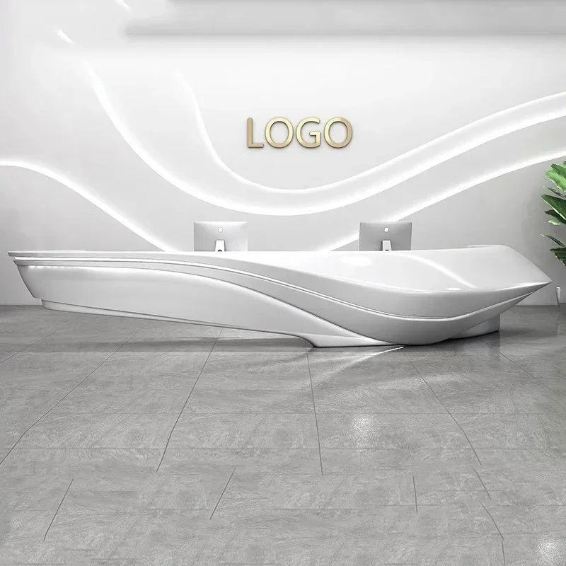 Cash Lectern Reception Desk Luxury Conference Podium Simple Mobile Reception Desk Study Mostrador Recepcion Hotel Furniture