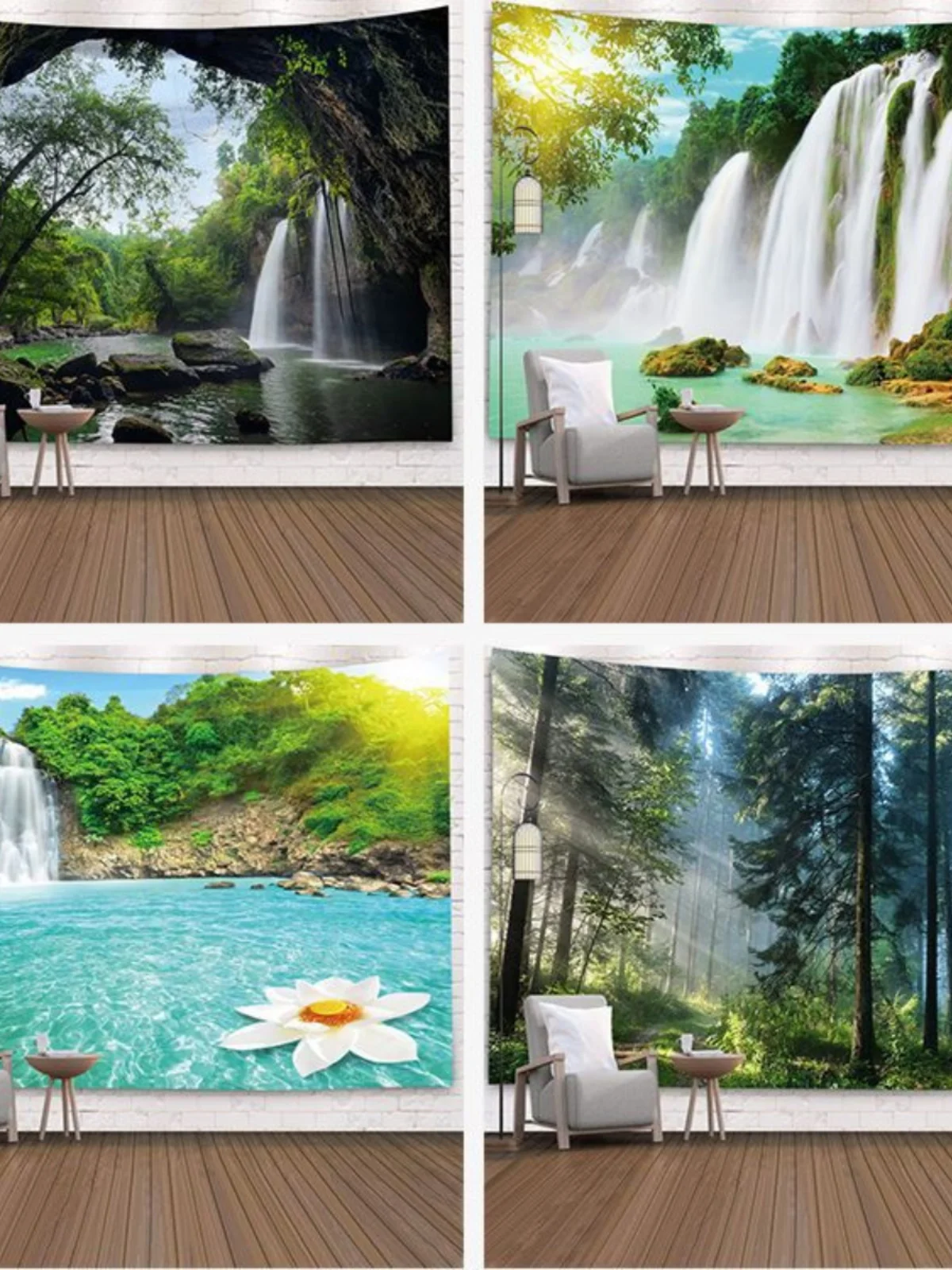 

Декоративное настенное панно из ткани в стиле INS для оформления изголовья кровати, украшения комнаты, фотосъемки, гобелен для общежития