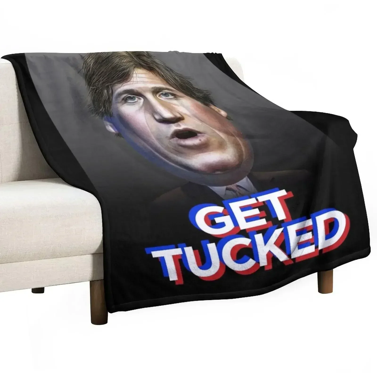 Fox Tucker Carlson Get Tucked Throw Blanket Decorative Beds blankets ands Decorative Throw Quilt Blankets