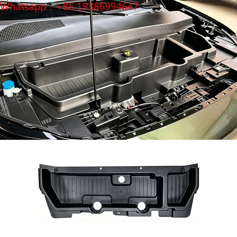 For Custom Under Hood Frunk Storage Box Waterproof Lower Trunk Organizer Tray Car Modification Accessories for Leapmotor A10