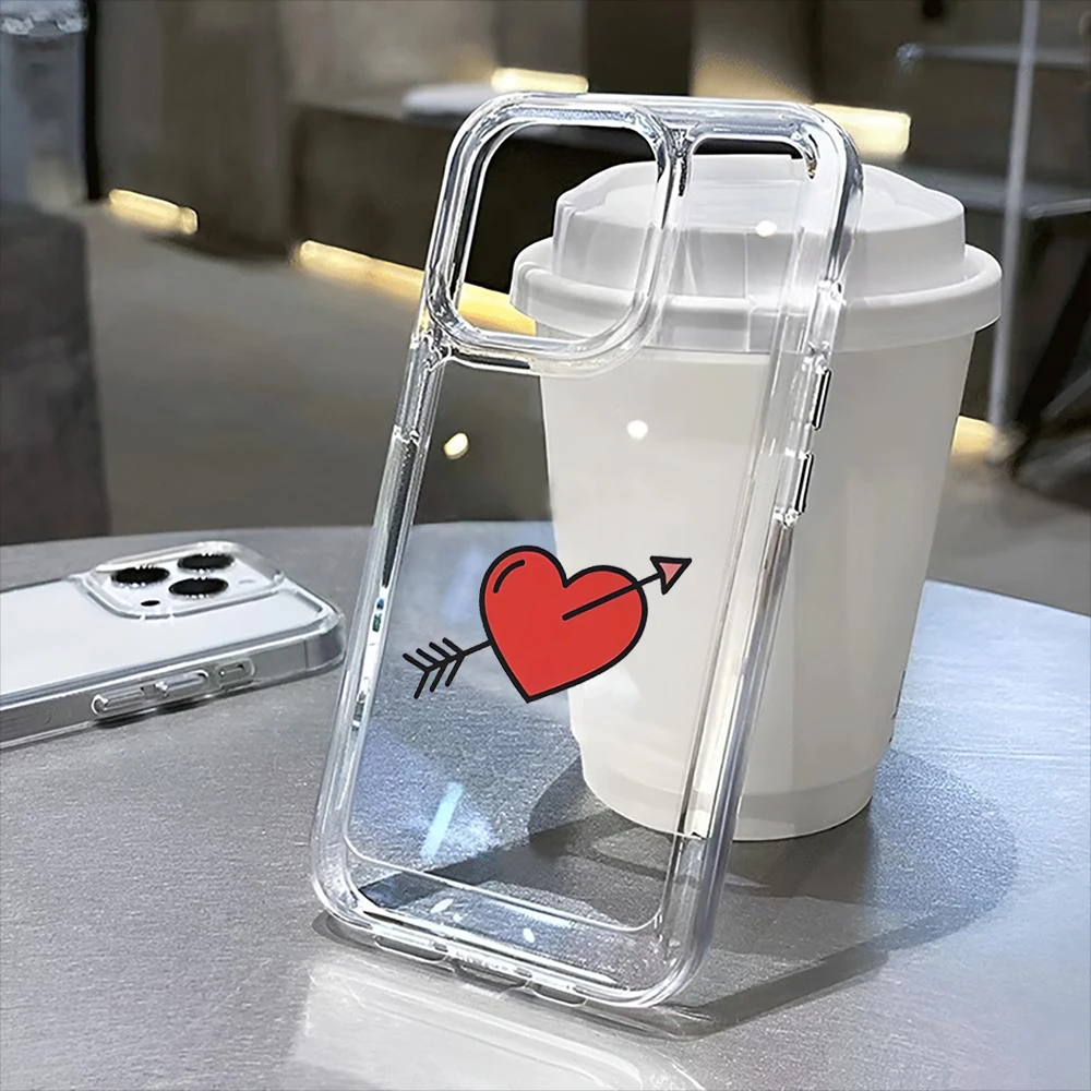 

A cut through the heart pattern is suitable for iPhone 16, 16 Pro, 16 Pro Max, 16 Plus to iPhone 11, 12, 13, 14 15 series.