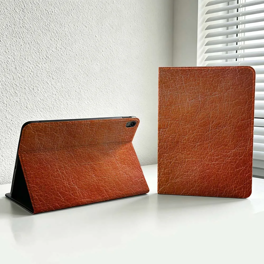 Design leather Patterns For iPad Pro Air mini 7 6 5 4 3 2 1 9gen M5 M4 11th 10th A17 Pro A16 Soft Inch Tablet Case Cover