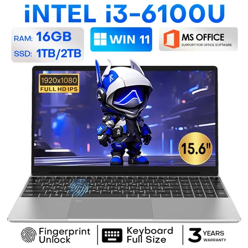 Portátil Xiaman De 15.6 Pulgadas Con Intel Core I3 6100U,