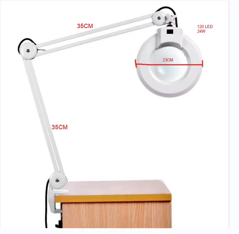 Operating led lights with 5X magnifying glass Electric desks Medical equipment Operating room led lights Surgical lights