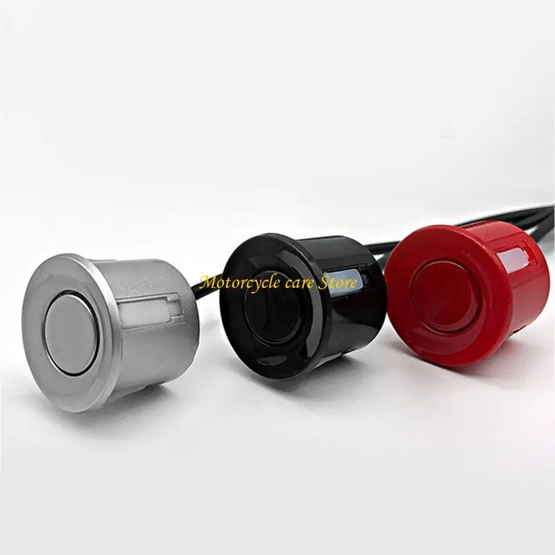 U75F 12V Car Parking Universal 4 Sensors Buzzer Reverse Backup Radars Sound Alert Probe