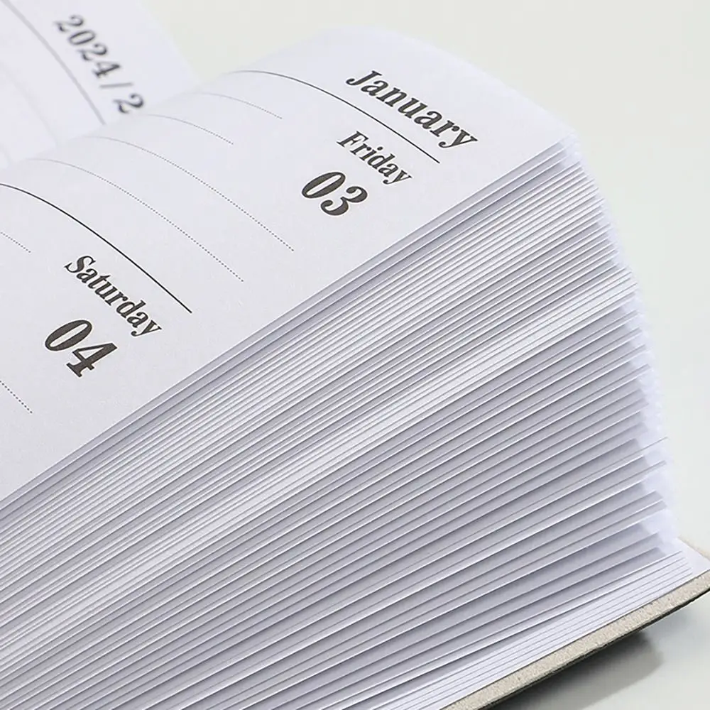 2025 Mini A7 Agenda Book Mini Portable Diary Weekly Planner Notebooks To Do List English Notepad with Calendar School Props