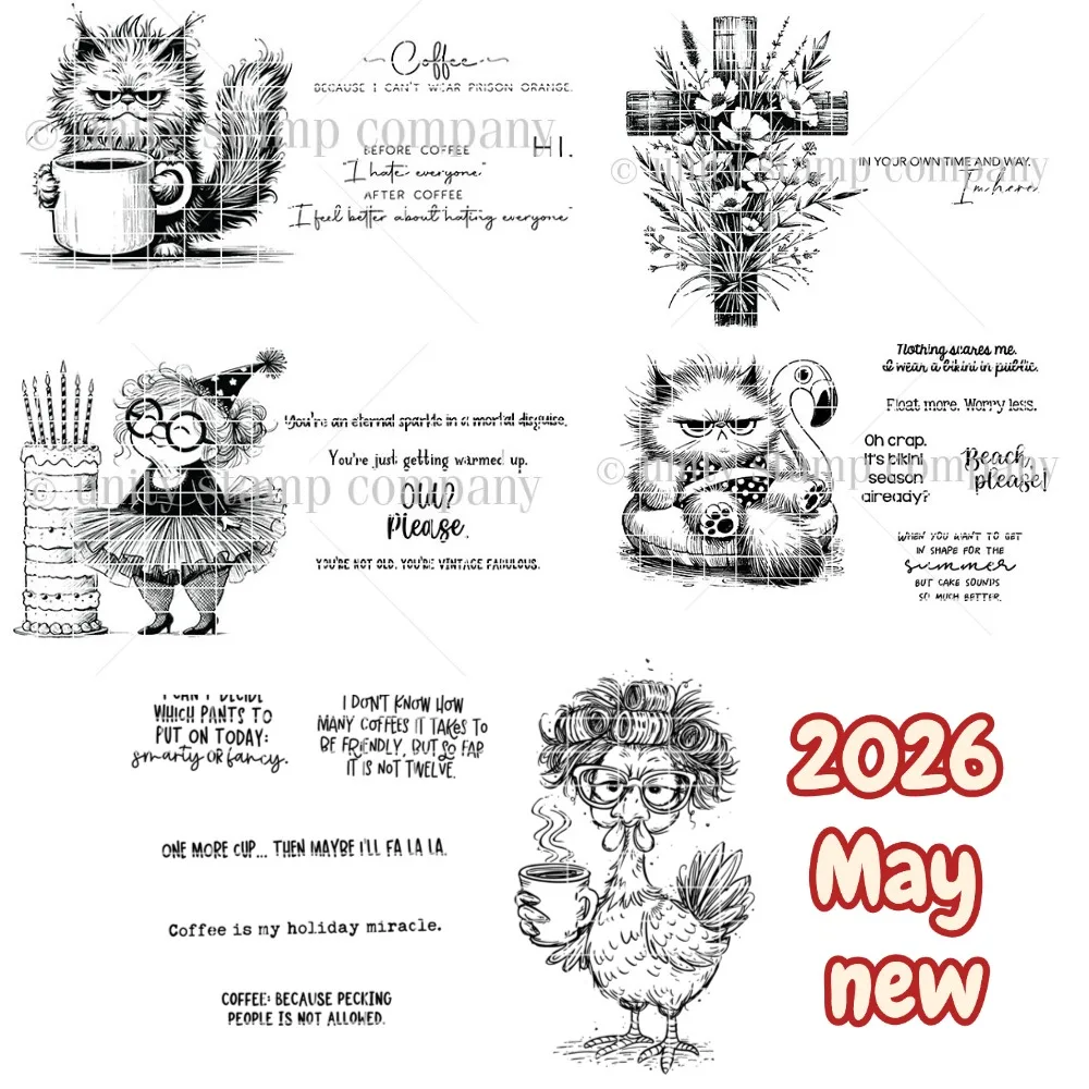 2026 Mai Neu: Stanzformen & Stempel & Schablonen für Scrapbooking, Tagebuch-Dekoration, Prägeschablonen, DIY-Grußkarten, Handarbeit