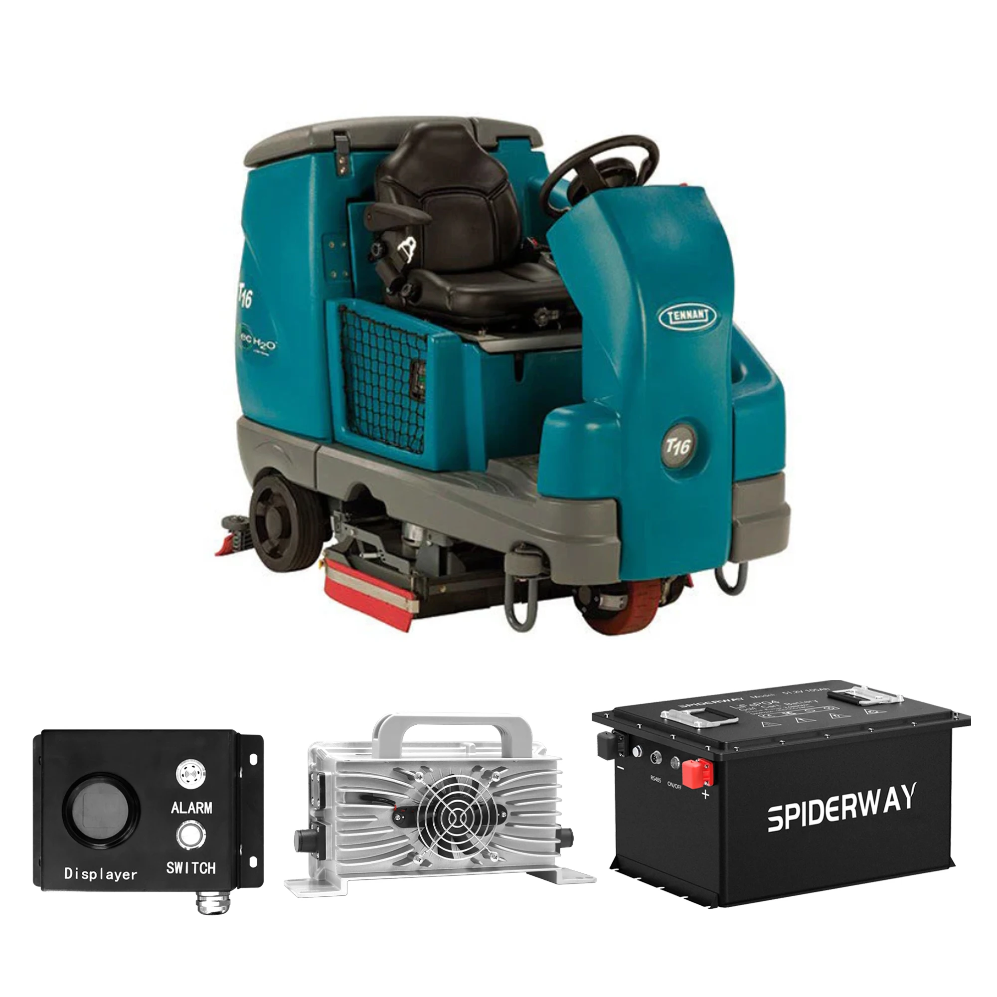 

Литиевая батарея LiFePO4 48В (51.2В) 105Ач 10.24кВт для гольф-кара с BMS 200А, 6000+ циклов, с зарядным устройством 15А