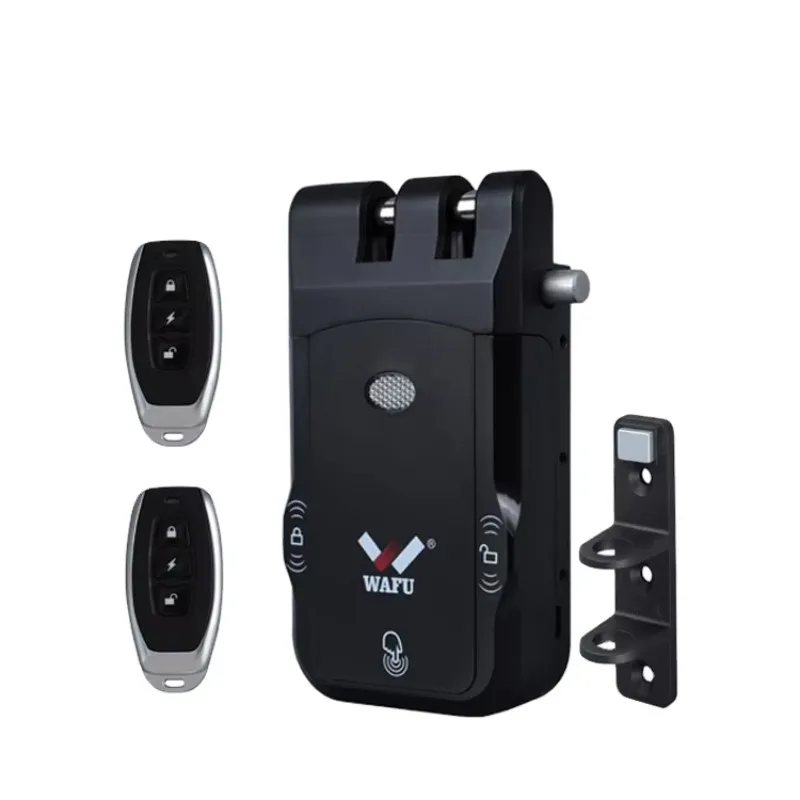 

WF-026 Dual Systems Dual Motors Smart Invisible Door Lock Keyless Entry Home Door Lock Electronic Remote Control Door Lock