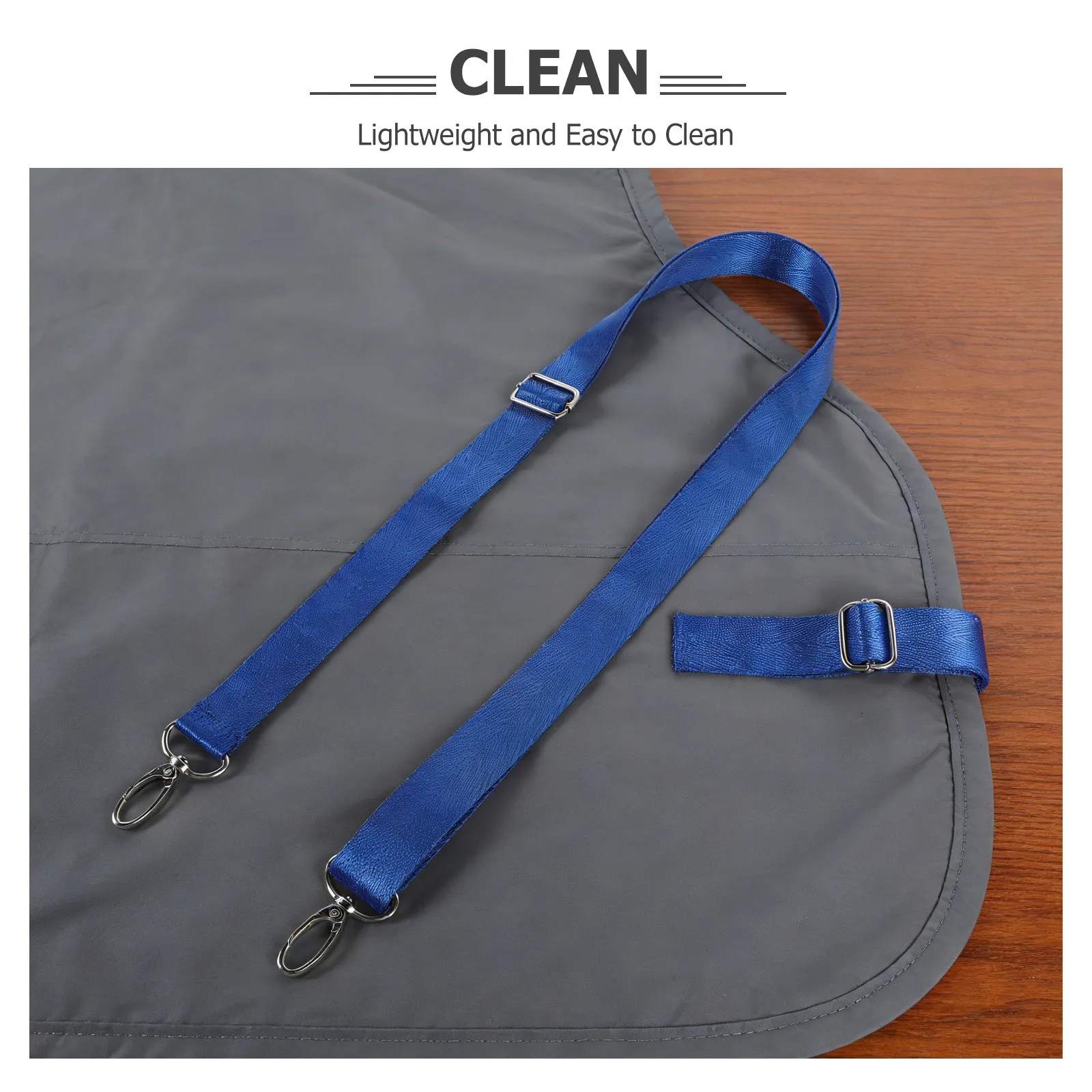 2Pcs Nylon Horse Blanket Leg Straps Adjustable Elastic Bands with Double Swivel Snap for Stable Rug Fitting and Activity Use