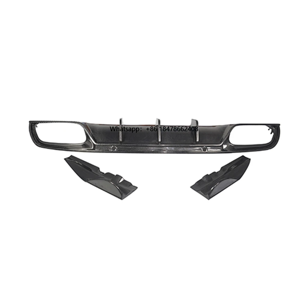 

High Quality Dry Carbon Fiber Rear Lip Light Diffuser Bumper Spoiler for C43 W205 Coupe