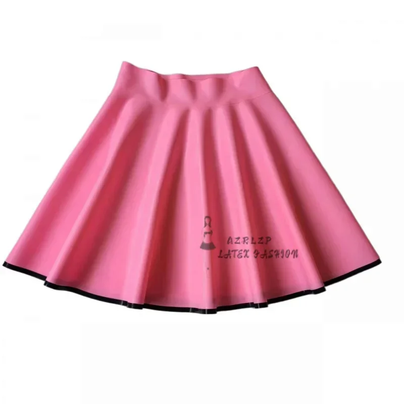 

Latex Mini Pleated Skirt