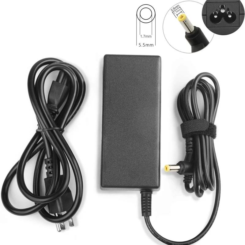 19V 3.42A 65W AC Charger Replacement For Acer Aspire 5 E15 E5-575 V5 V7 V3 R3 R7 S3 E1 M5 F5 F15 Laptop Adapter Supply Cord