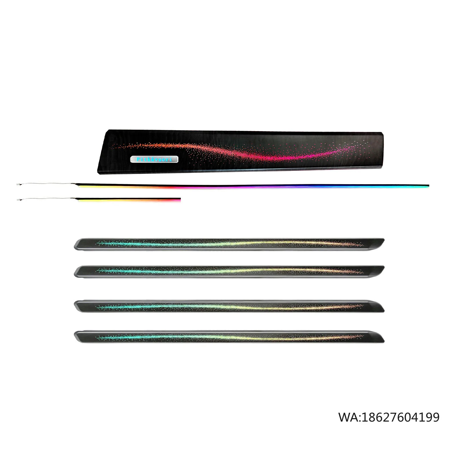 

New Car LED Ambient Light with Mobile Control for Multiple Colors Car Interior Lighting Accessories Suitable for 19-24 Q3