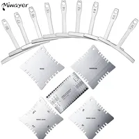 Miwayer-Kit de herramientas de medición Luthier para guitarra, regla de acción de cuerda, medidor de radio, herramientas de reparación de guitarra